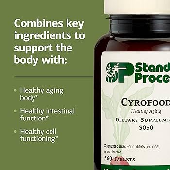健康・医学 NUTRITIONAL HEALING Amazon.com: Standard Process Cyrofood - Healthy Aging